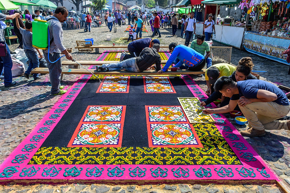 Street Carpets in Antigua