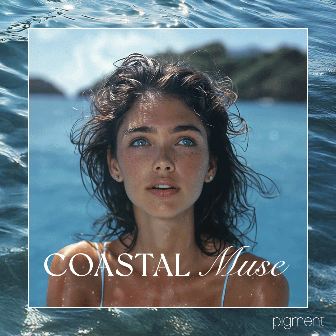 digital marketing graphic with neutral color palette and typography