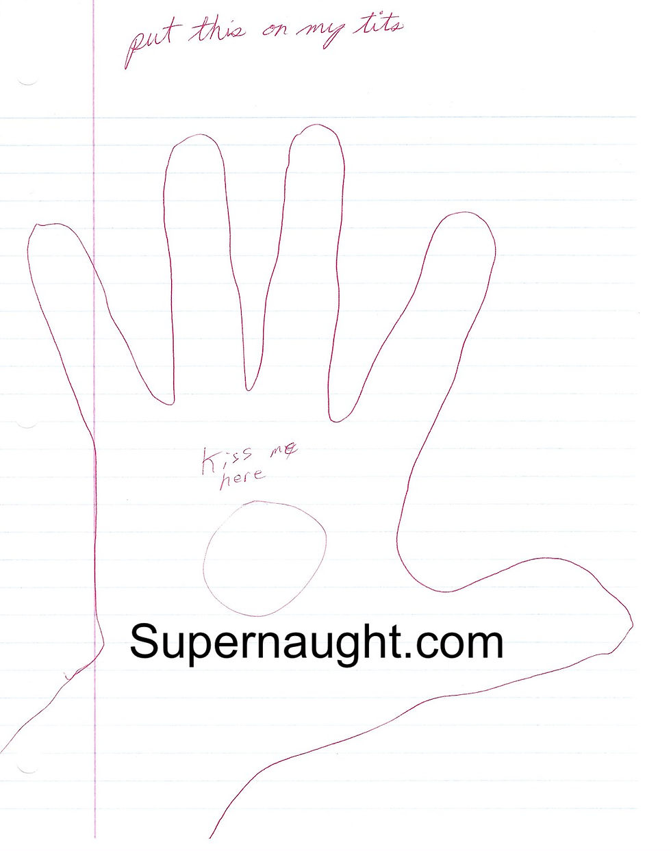 Steven Avery left hand tracing