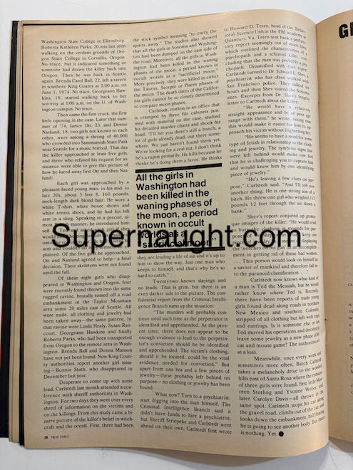 Thumbnail: Ted Bundymay 1975 magazine suspect ted the troller true crime