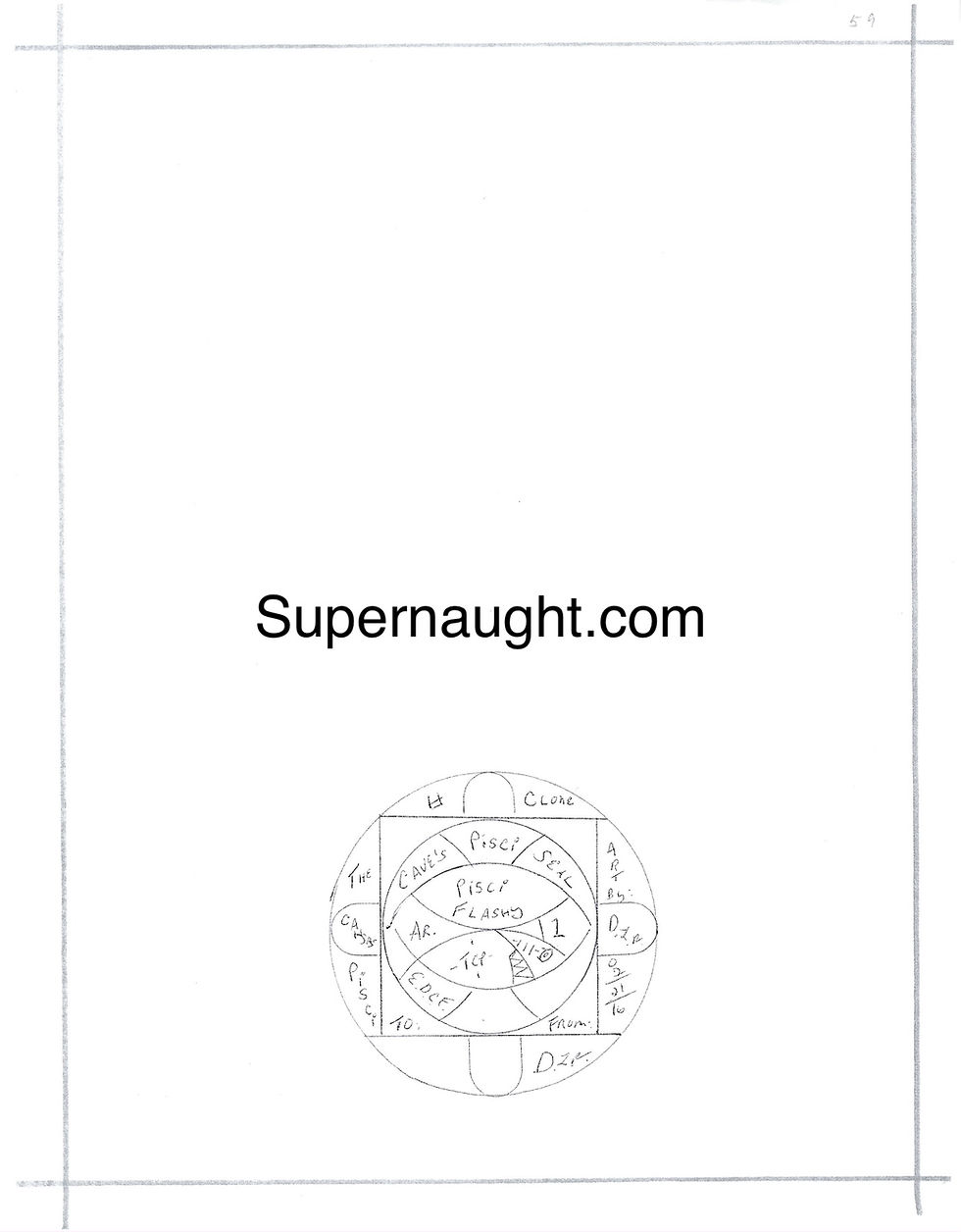 Thumbnail: Dennis rader pisci flashy artwork signed twice btk