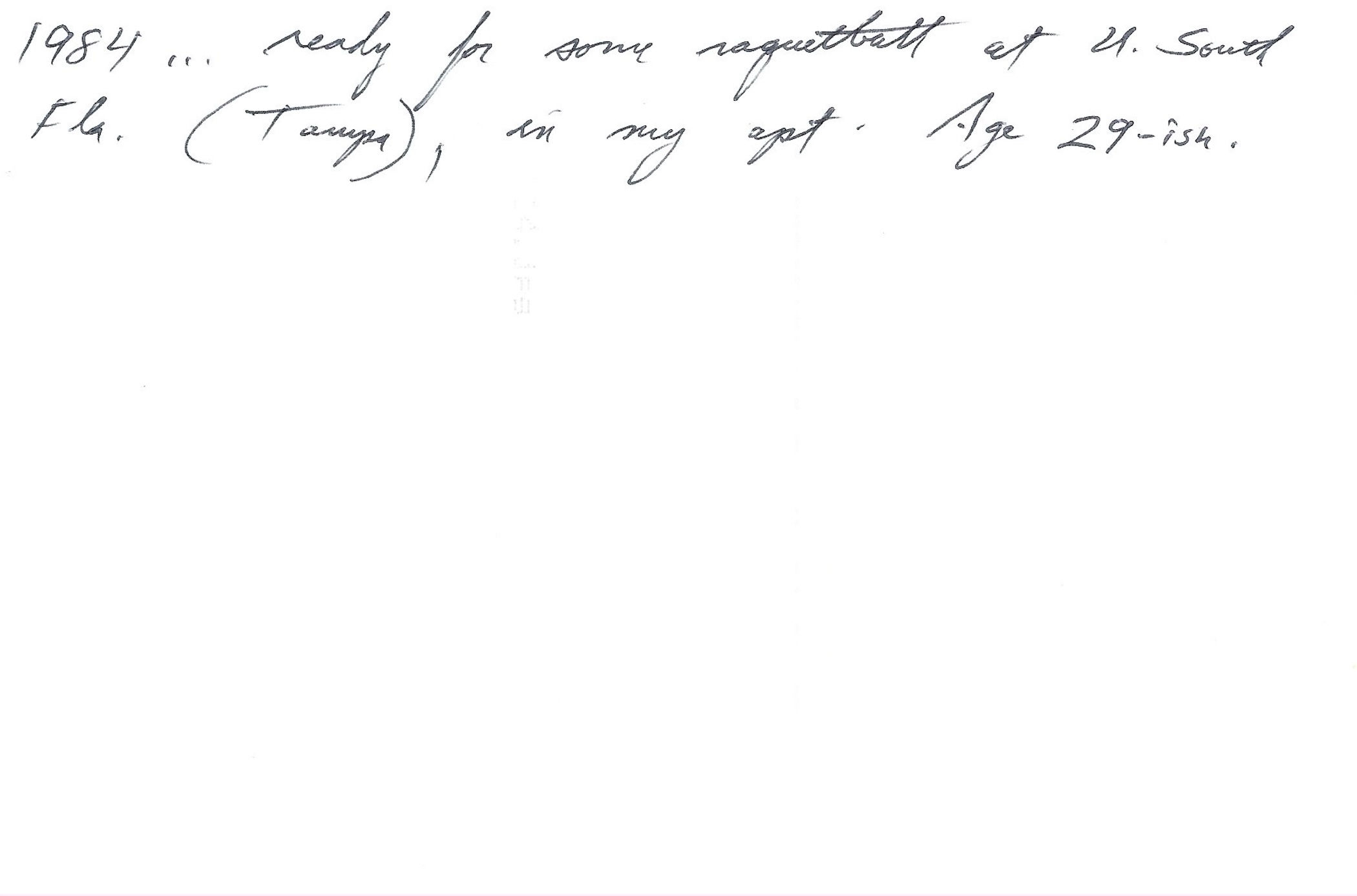 bobby Joe long vintage photo with handwriting