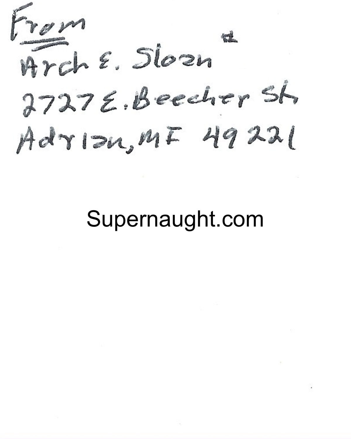 arch sloan signed occk suspect