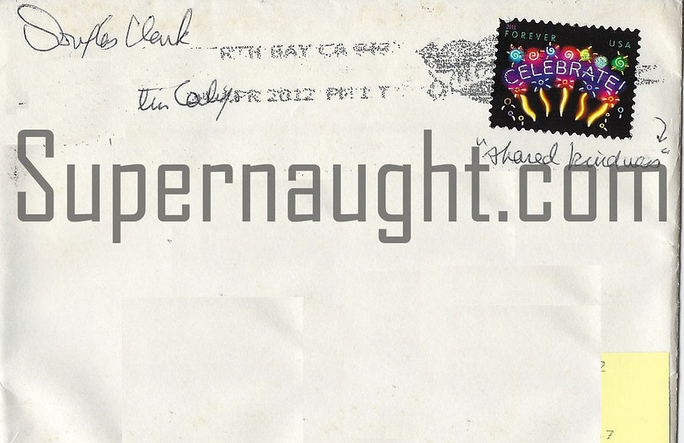 Thumbnail: Douglas clark signed envelope