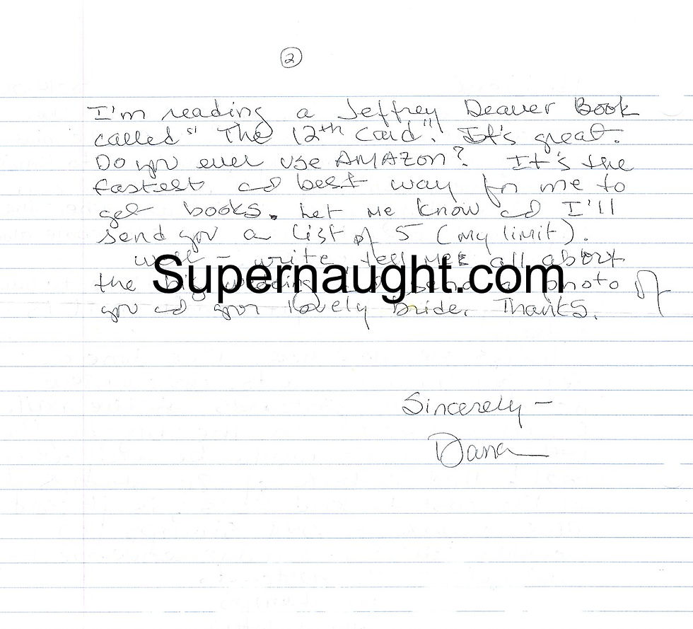 Dana Sue Gray signed