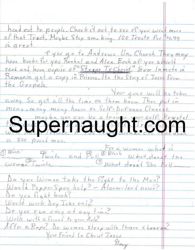 Gary Ridgway correspondence