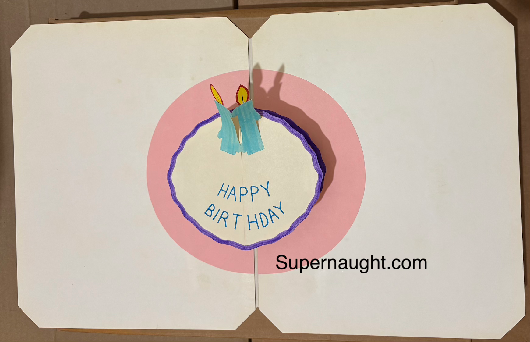 Larry bittaker birthday cake pop up card made on death row san quentin california