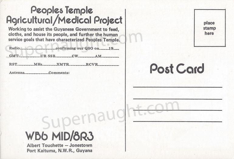 Thumbnail: people's temple postcard