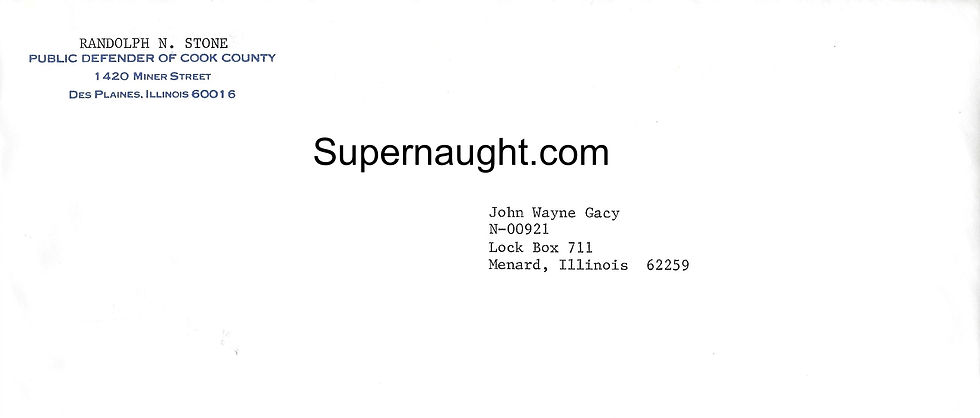 john wayne gacy cook county legal mail
