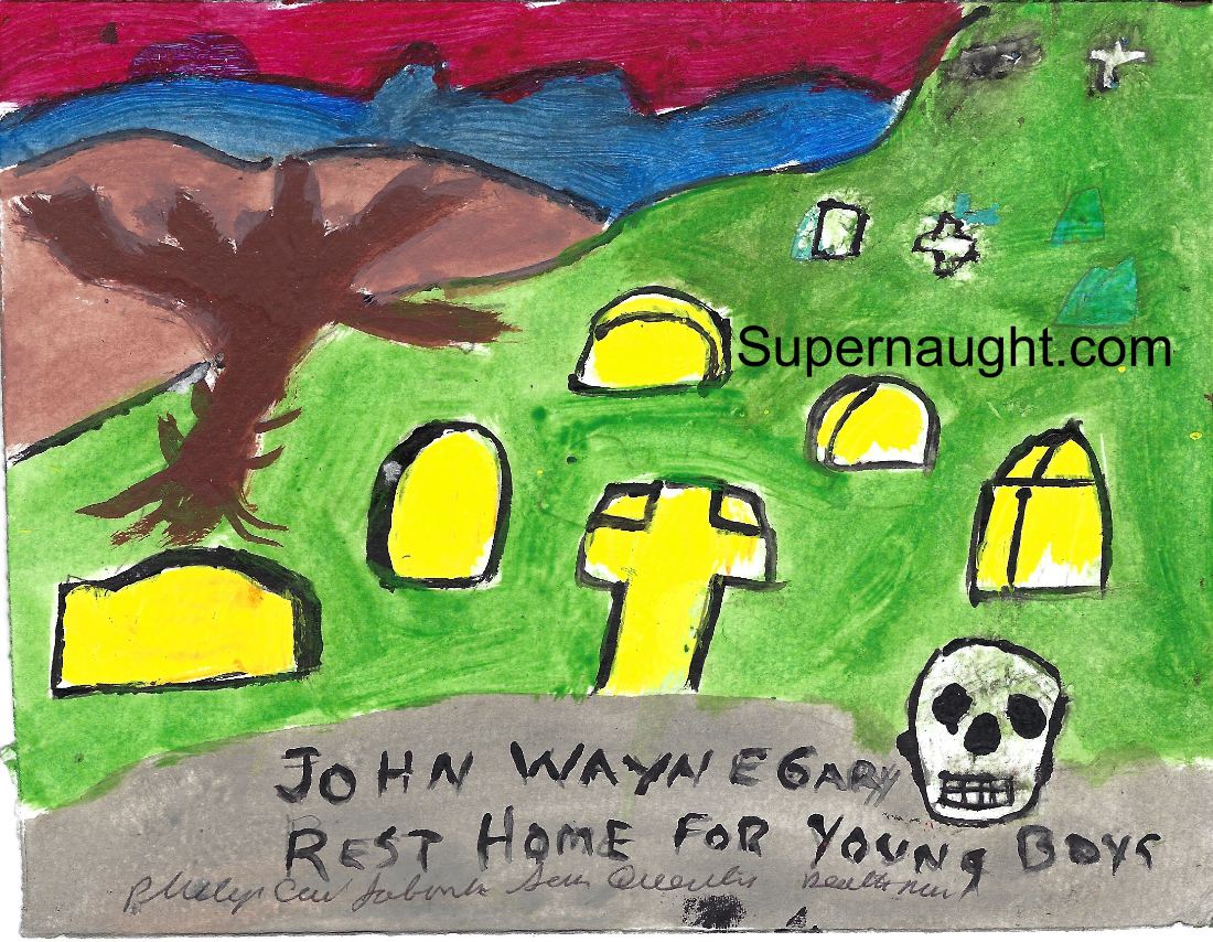 John Wayne Gacy cemetery painting