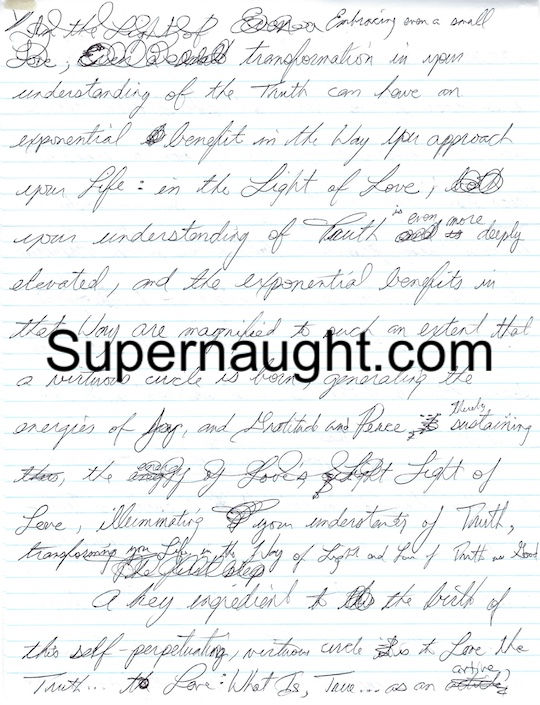 glenn helzer handwritten notes