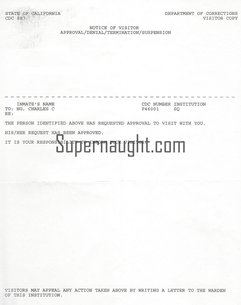 Charles ng san Quentin prison