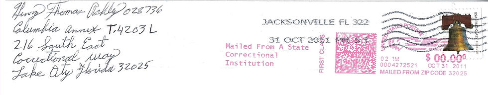 Thumbnail: Henry Ashley letter envelope set both signed