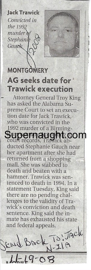 Jack Trawick execution