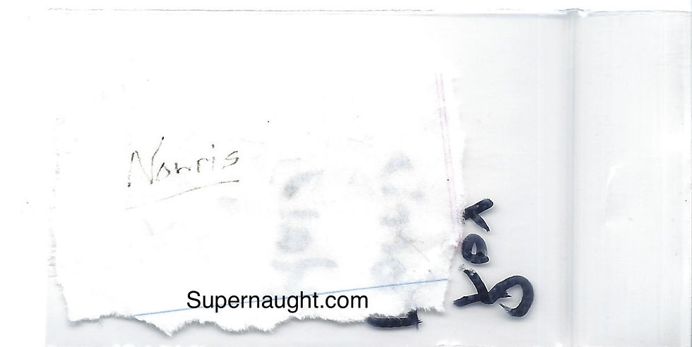 Thumbnail: roy lewis norris signed hair serial killer memorabilia