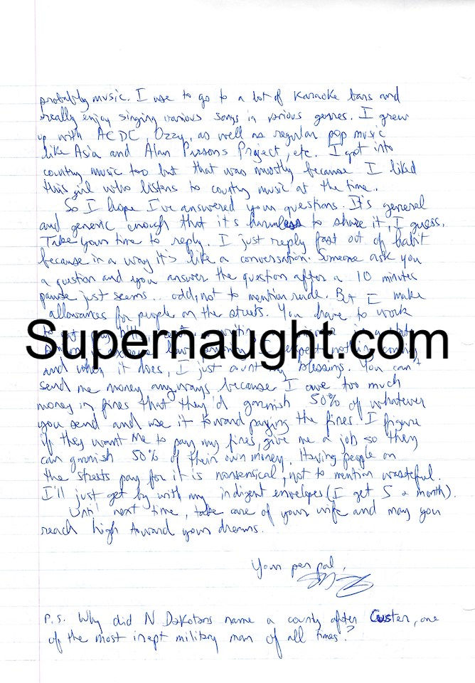 Thumbnail: Sebastian Shaw letter
