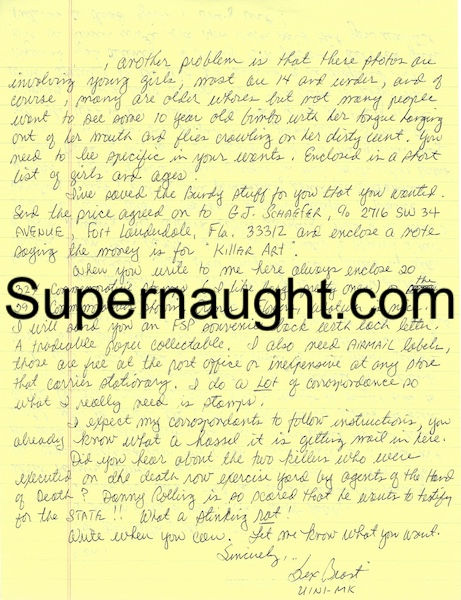 Thumbnail: gerard john schaefer serial killer writings letters stories