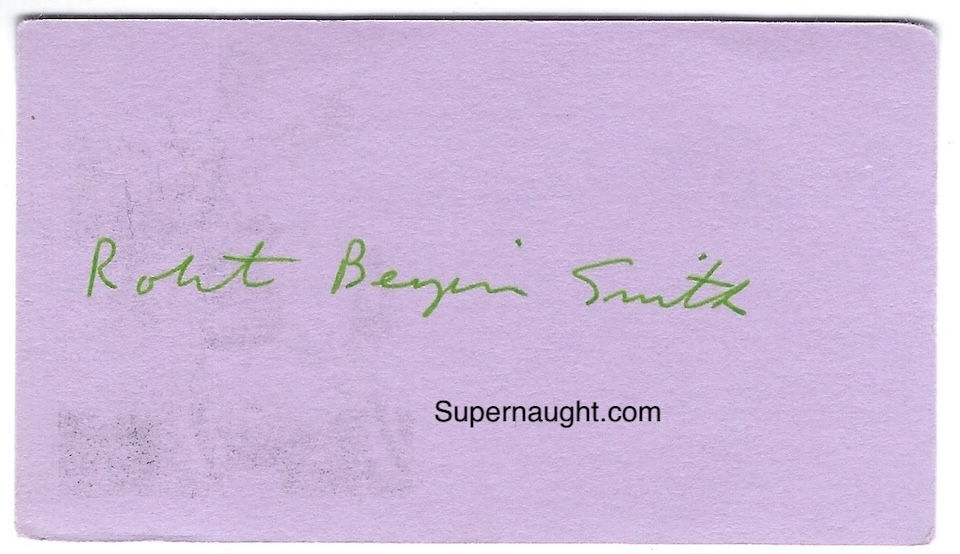 Robert Benjamin smith autograph mass murderer Arizona