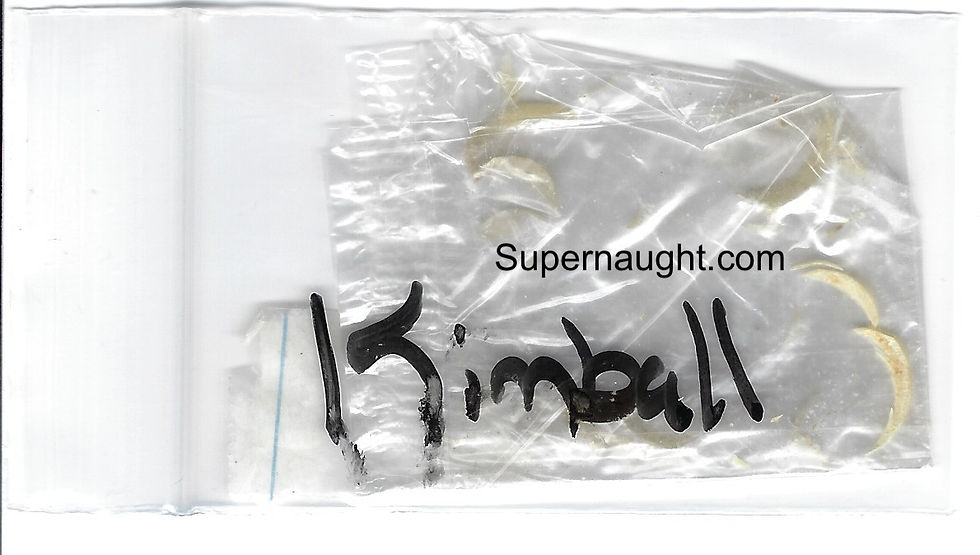 Scott Kimball memorabilia