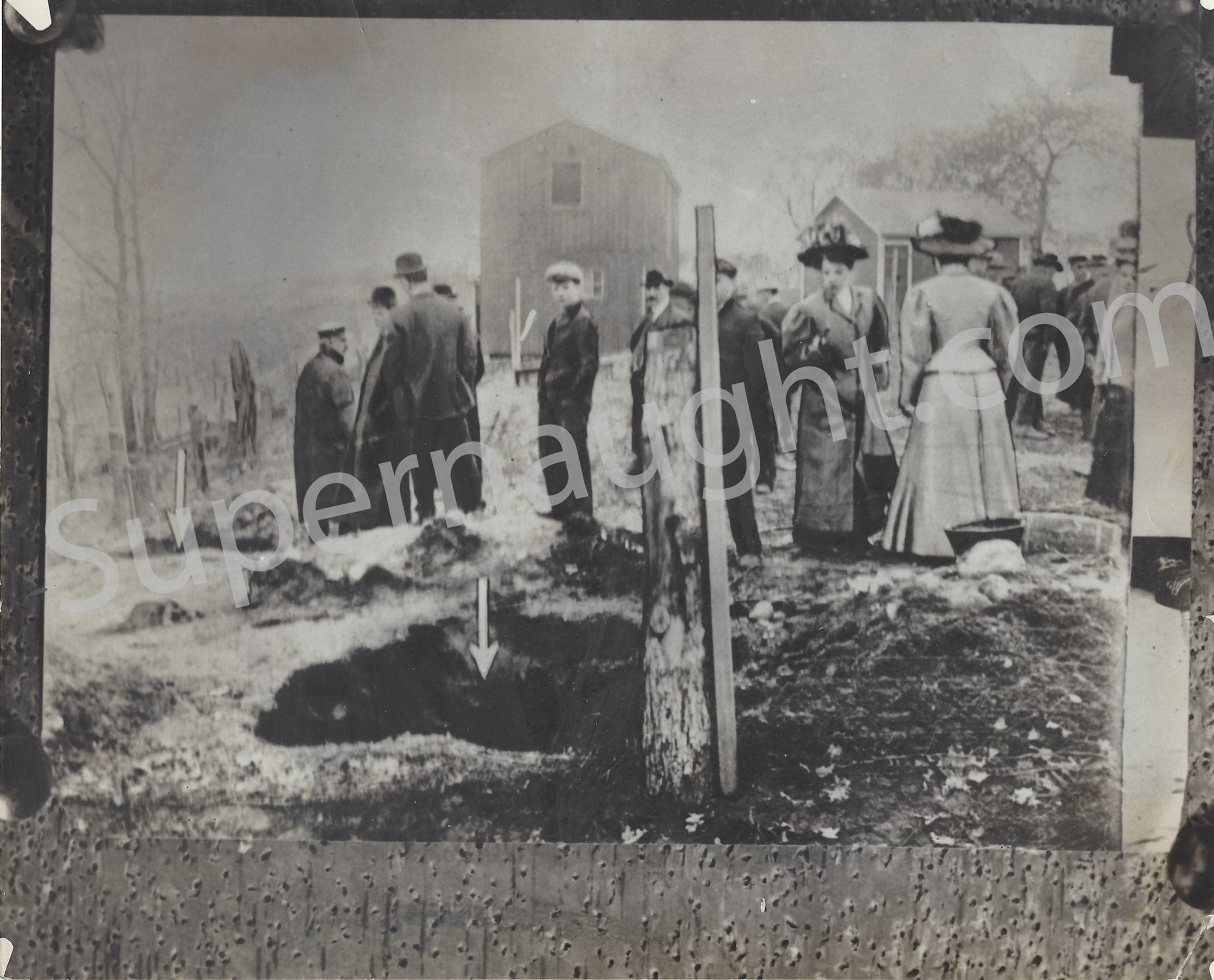 Belle Gunness 1908 Press Photo