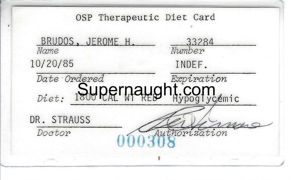 jerry brudos diet card and photo
