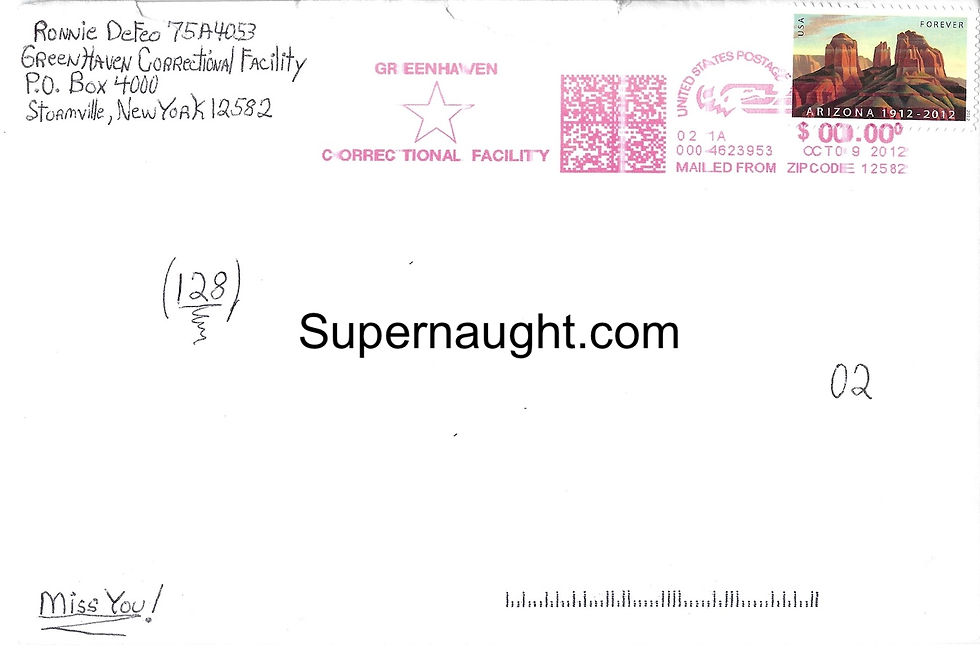 Thumbnail: ronald defeo love letters handwritten