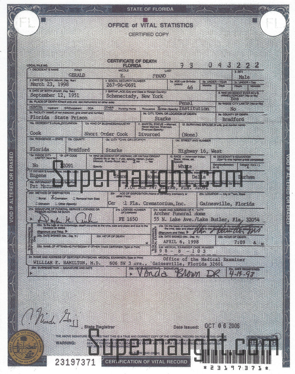 gerald stano serial killer