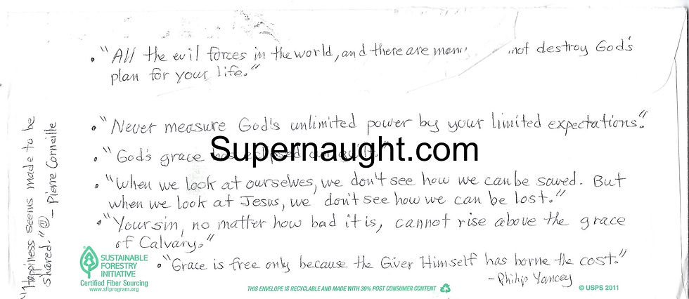 Thumbnail: Robert Lee Yates correspondence
