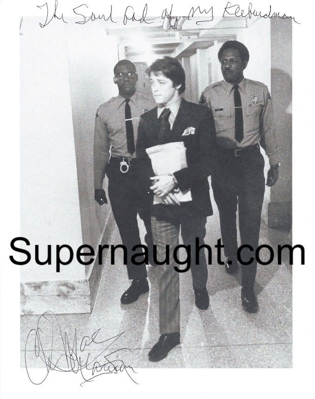 Charles Manson Bobby Beausoleil signed photo