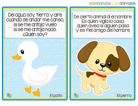 Divertidas adivinanzas de animales - Ima