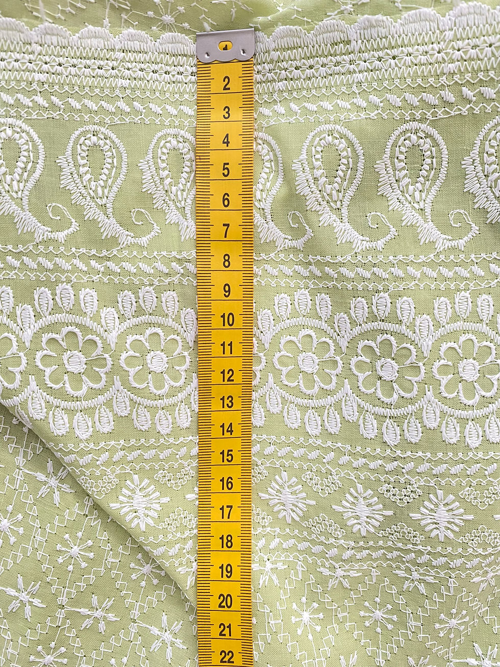 Thumbnail: 100% embroidered cotton with 39 " width