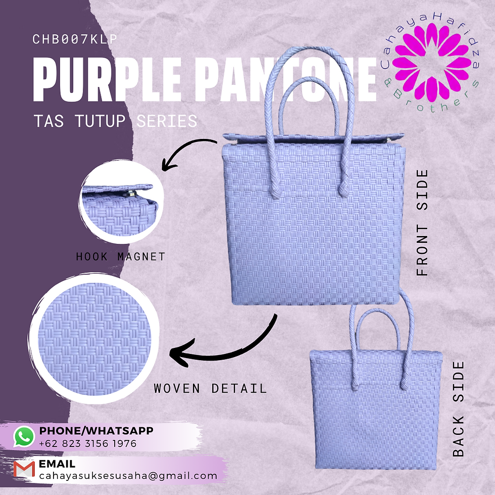 Thumbnail: JALY BAG LID DESIGN PURPLE PANTONE
