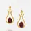 Thumbnail: Tulya Gemstone Drop Earring