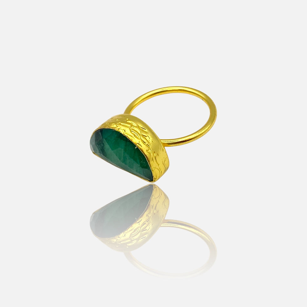 Thumbnail: Alma Emerald Cocktail Ring