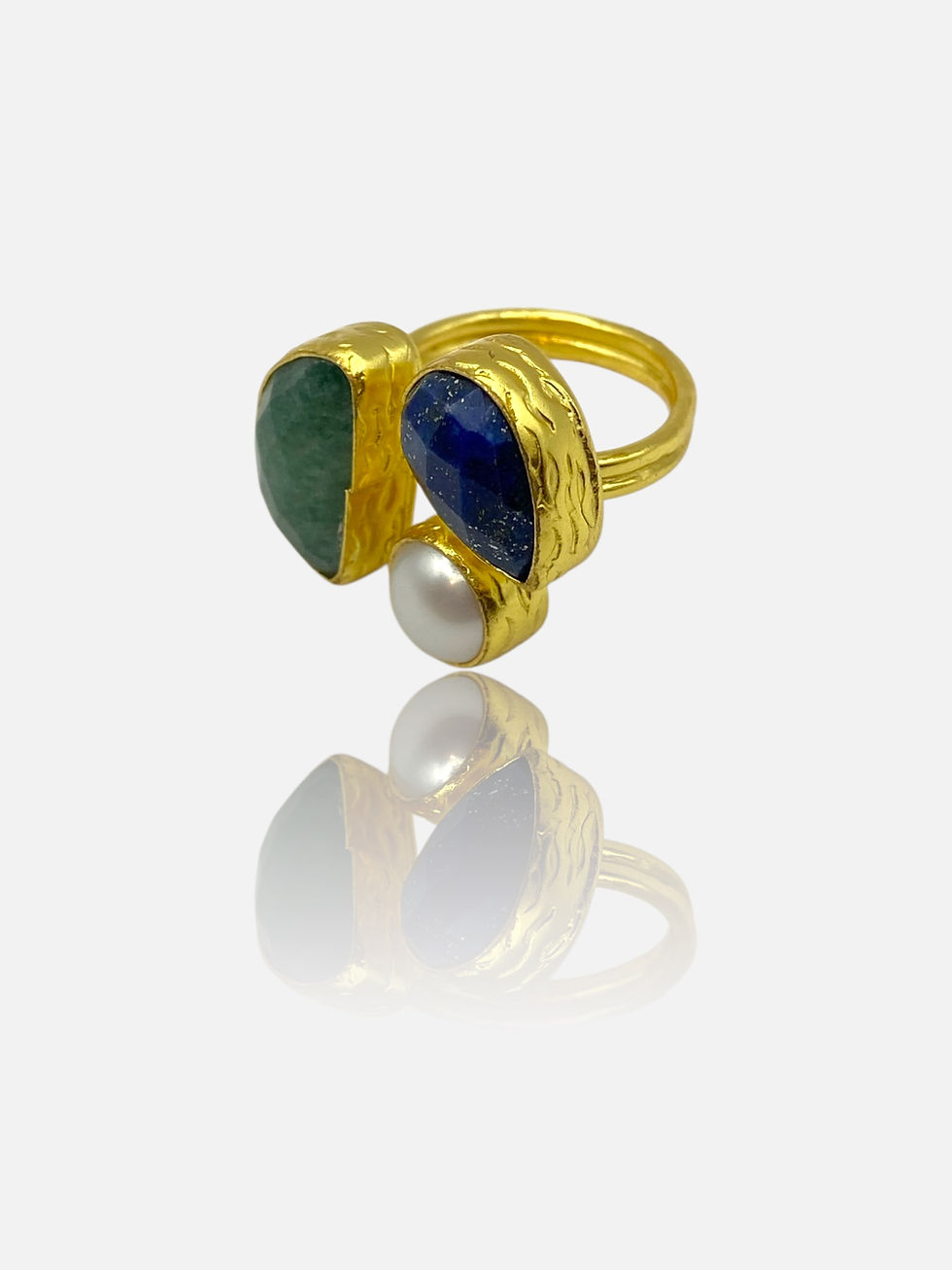 Thumbnail: Beliz Pearl and Gemstones Cocktail Ring