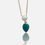 Thumbnail: Elena Dual Stone Pendant Necklace