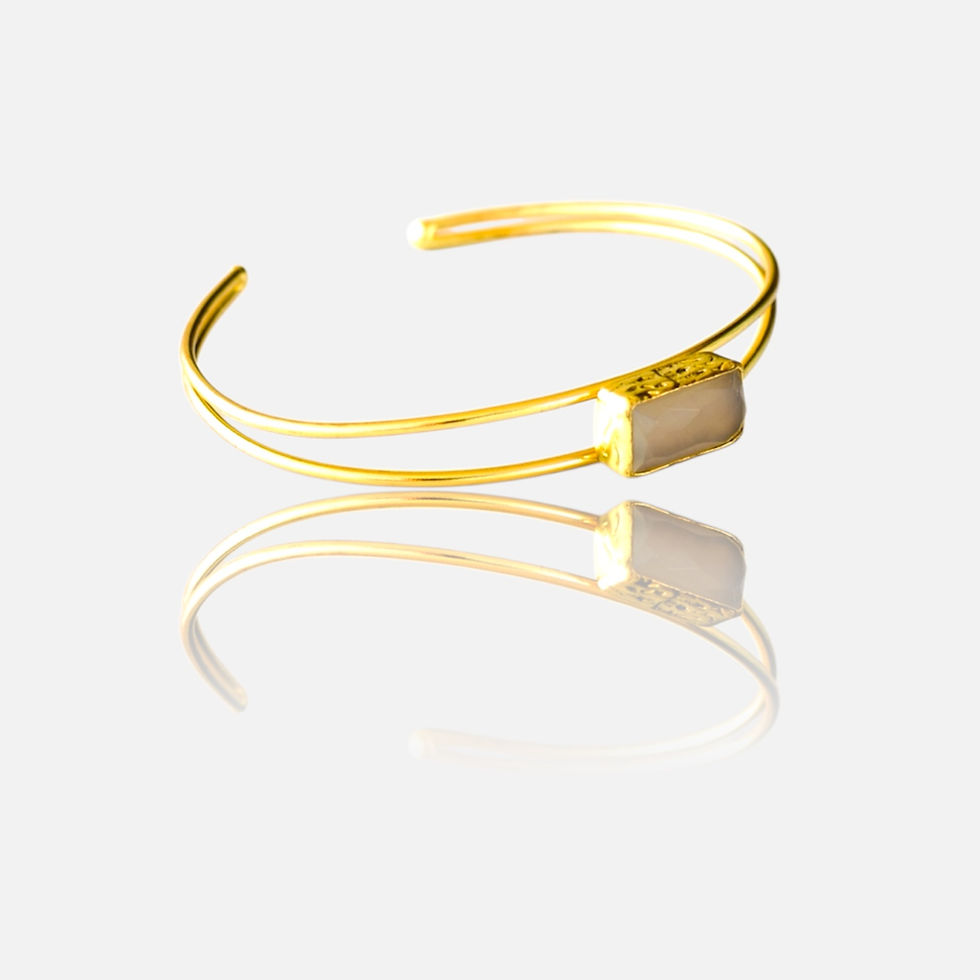 Thumbnail: Hana Single Gemstone Bracelet