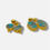 Thumbnail: Nahla Turquoise Stud Drop Earring