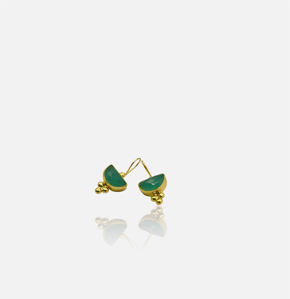 Thumbnail: Lior Gemstone Drop Earrings