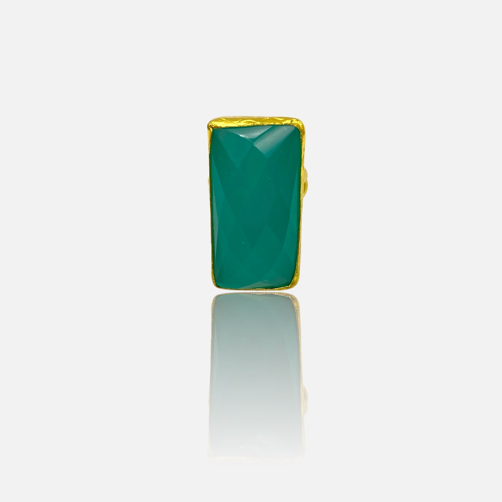 Thumbnail: Tamara Rectangular Gemstone Cocktail Ring