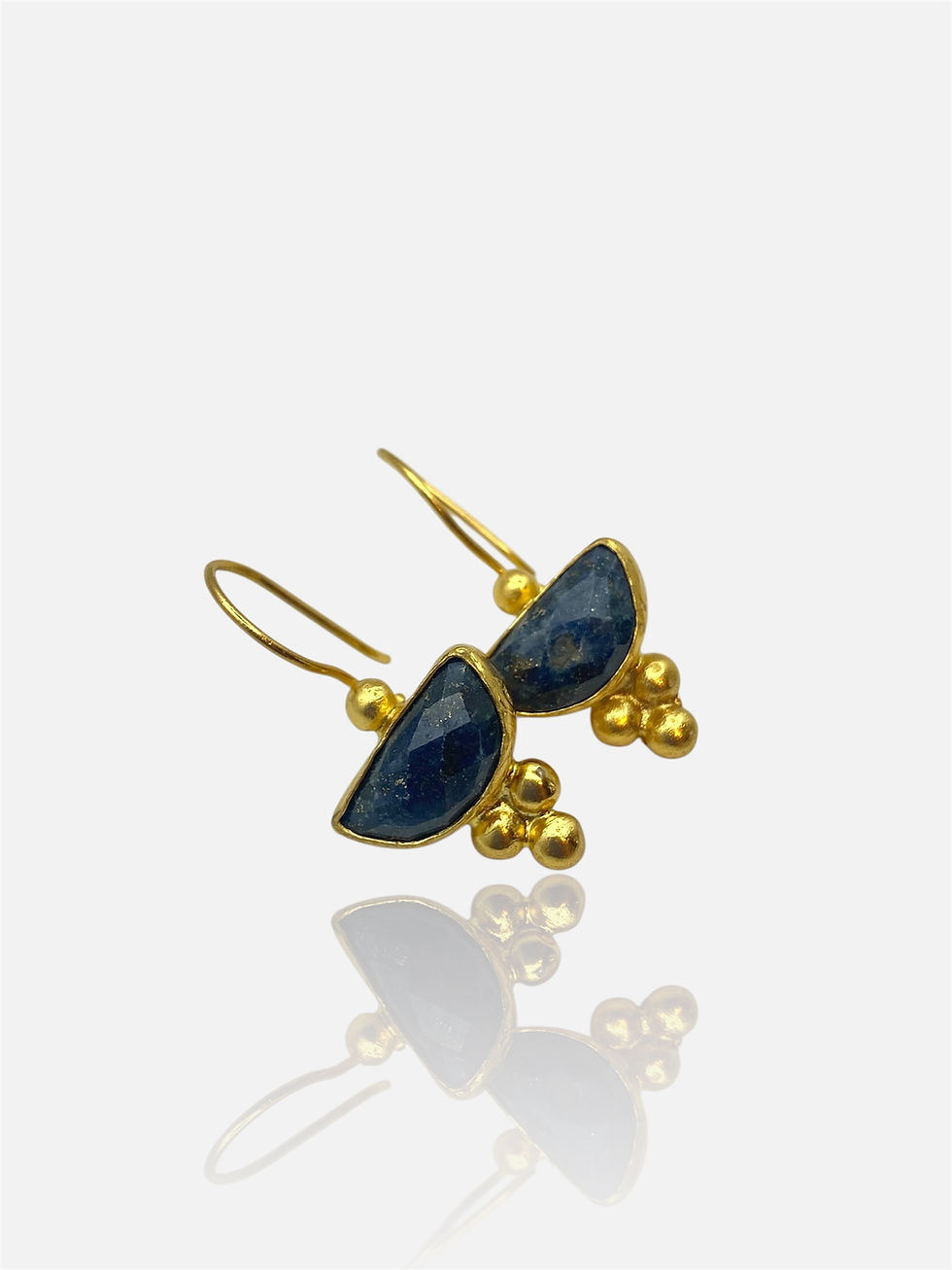 Thumbnail: Lior Gemstone Drop Earrings