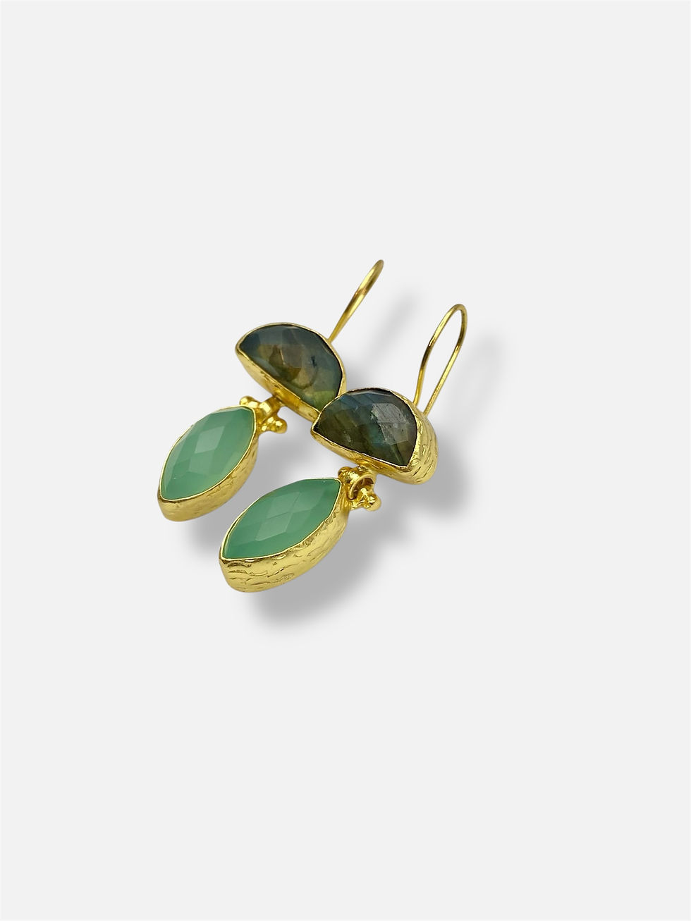 Thumbnail: Kira Gemstones Drop Earrings