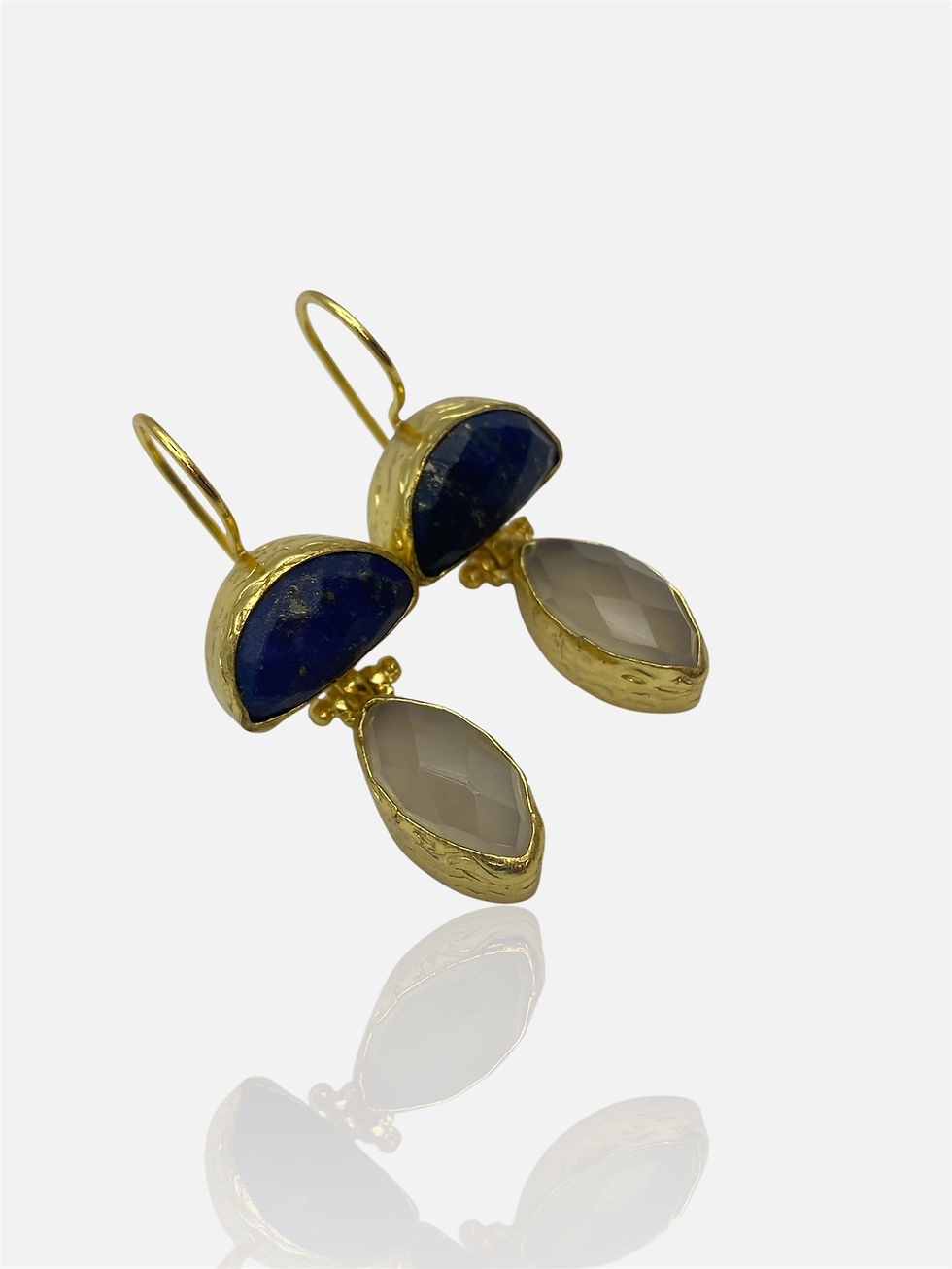 Thumbnail: Kira Gemstones Drop Earrings