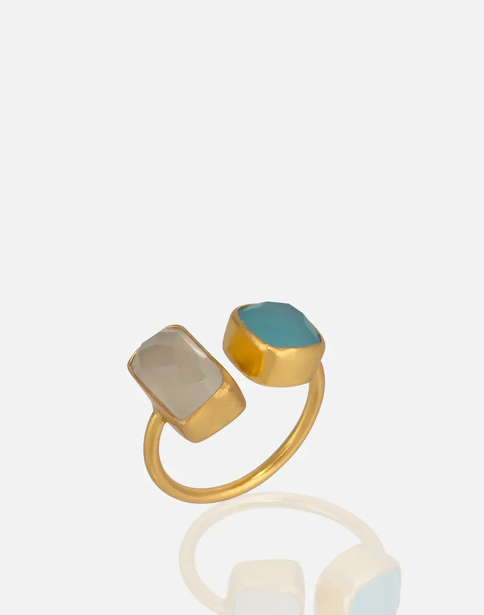Thumbnail: Clio Dual Stone Cocktail Ring