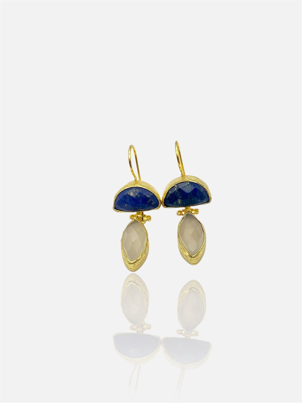 Thumbnail: Kira Gemstones Drop Earrings