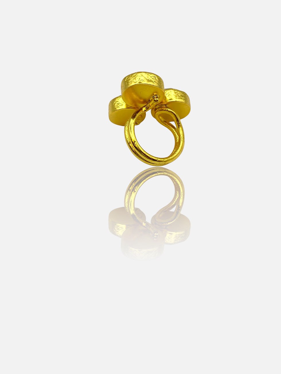 Thumbnail: Calliope Triple Gemstone Cocktail Ring