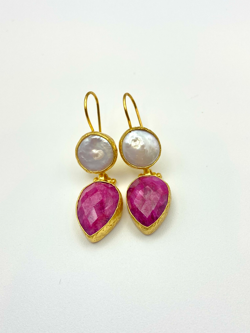 Thumbnail: Alina Gemstones Drop Earrings