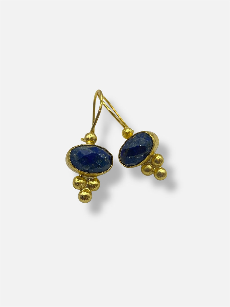 Thumbnail: Aveline Gemstone Drop Earrings
