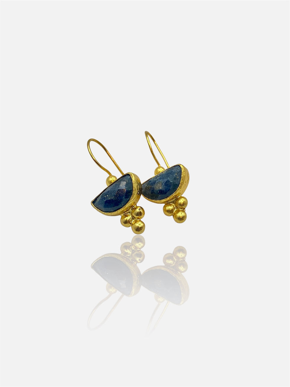 Thumbnail: Lior Gemstone Drop Earrings