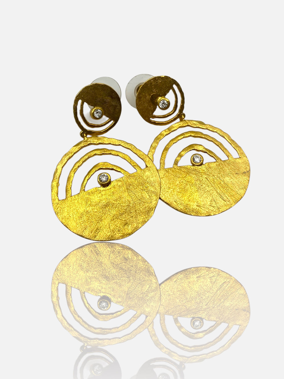 Thumbnail: Aurora Zirconia Stud  Drop Earrings